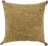 Kussoo Kussen Soft Teddy mosterd 45x45 cm