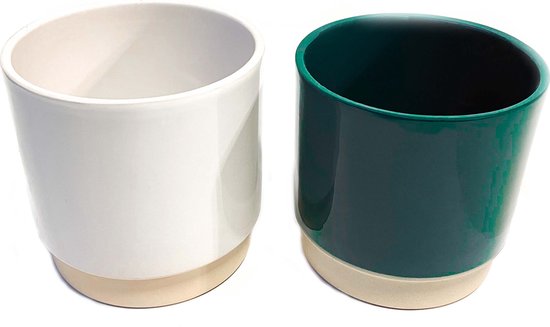 Ellie pot set wit groen [Trendy - Minimalistisch - Pastel ...