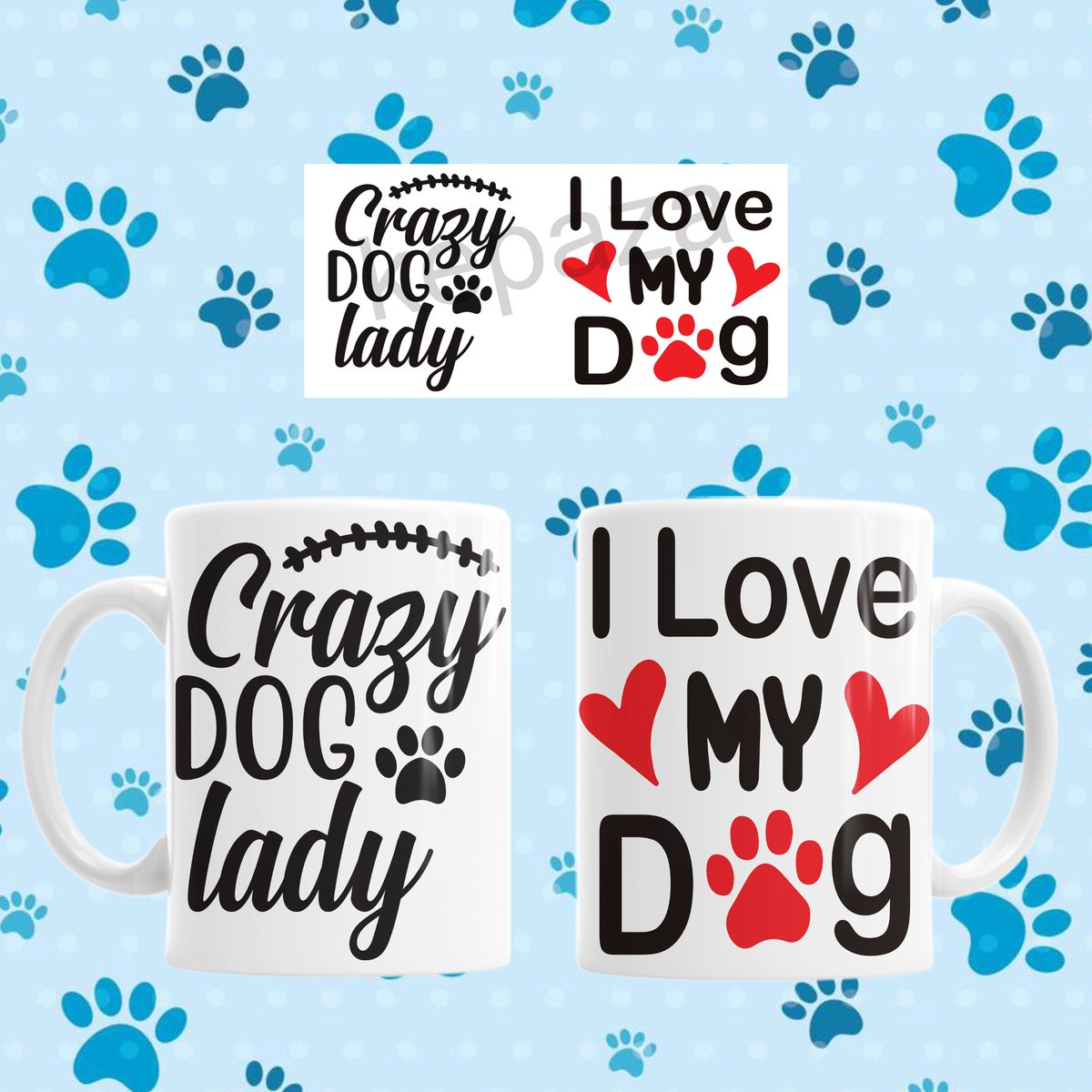 Mok Crazy dog lady (I Love my dog/s)