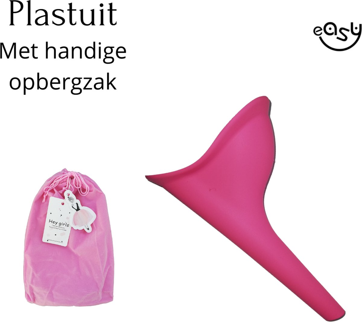 Plastuit - Plastuit voor vrouwen - plastuitje hygiënische herbruikbaar - Plastuitjes - Urinaal - Siliconen - plaskoker - easy