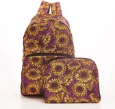 Eco Chic - Backpack - B34PP - Purple - Sunflower