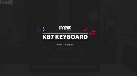 MAX KB7 Clavier Électronique pour Débutant avec Casque Audio