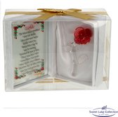 Liefde roos in box (groot 11 x 15 cm)