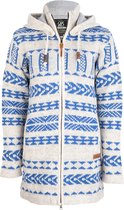 Gebreid Wollen Vest Dames met voering - W Eivissa ZH WhiteBlue XXL