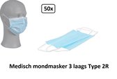 50x Medisch mondmasker 3 laags Type 2 R - Mond kapje virus mondkapje type 2