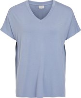 VILA VIBELIS V-NECK S/S TOP/SU - NOOS Dames T-shirt - Maat XL
