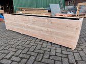 Borderbak hout - houten tuinborder - 40x40x40 cm - plantenbak zonder bodem - bloembak - hoge border - perkrand - kantopsluiting - TW Border