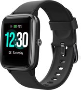 Smartwatch, Fitness Tracker Watch 1.3 "HD Full Touchscreen, Vrouwen Mannen Horloge Horloge Voor Android IOS, IP68 Fitness Watch Met Hartslagmeter Slaapmonitor Stopwatch Muziek Controle, Sport