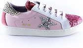 Clic sneaker  CL-20305 Glitter ster pink puntos-24