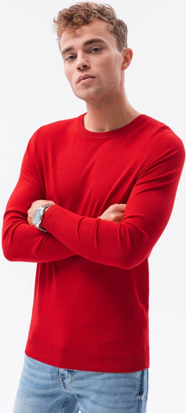 Heren Sweater Rood - Ombre - E177