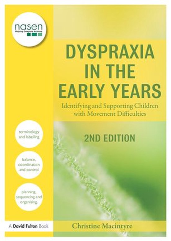 nasen spotlight - Dyspraxia in the Early Years - cover