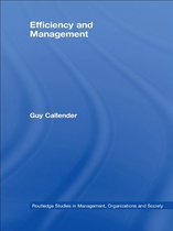Routledge Studies in Management, Organizations and Society - Efficiency and Management