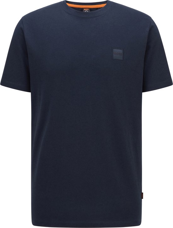 Hugo Boss - T-shirt Tales Responsible Bleu Foncé - XL - Coupe Comfort