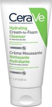 CeraVe Hydrating Cream-to-Foam Cleanser 50ml