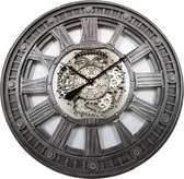 Gear Clock Industrial Elec Antic 117*12cm