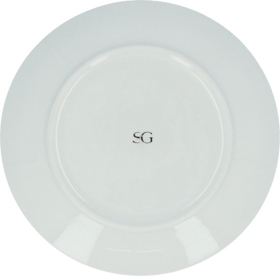 Assiette Plate Porcelaine Bistro Ø 215 à 260 mm - Lot de 6