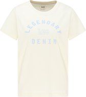 LEE Legendary  Ecru Dames T-shirt - Maat XL