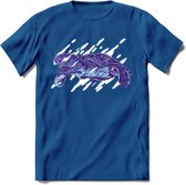 Dieren T-Shirt | Schildpad shirt Heren / Dames | Wildlife Turtle cadeau - Donker Blauw - S