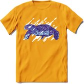 Dieren T-Shirt | Schildpad shirt Heren / Dames | Wildlife Turtle cadeau - Geel - XL