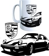 Porsche mug - car - porsche - 911 - race car - oldtimer - fun mug - grappig