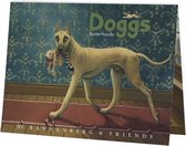 Postkaartenboek Doggs-Bunte Hunde (15st) 15,5x11,5x0,6cm