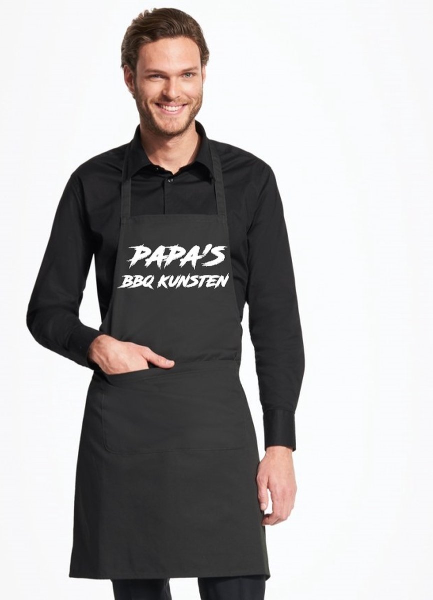Papa's BBQ Kunsten Barbeque Schort | BBQ Zomer Schort | Keuken Schort
