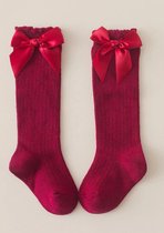 Peuter meisjes Bow decor sokken
