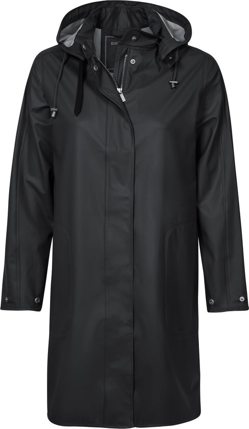Regenjas Dames - Ilse Jacobsen Raincoat RAIN71 Black - Maat 44