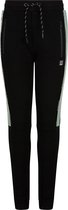 Indian Blue jongens joggingbroek met groene bies Black