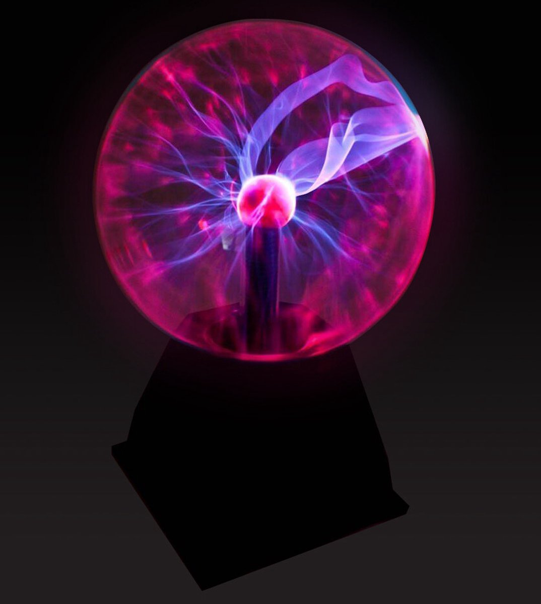 fun retro light effect/magic flash in plasma ball