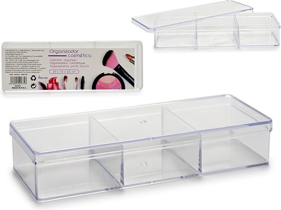 Clear Stapelbare papieren schalen, 3-pack, opbergvakken, stapelbaar, transparant, PET-transparant, kantoor accessoires, bureau-organizer, papierlade, A4, stapelbaar voor documenten, boekmagazijn