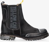 Yellow cab | Sergeant 3-d black chelsea boot - multicolour sole | Maat: 40