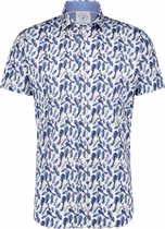 A fish named Fred- Shirt SS feathers blue - 2XL-EU