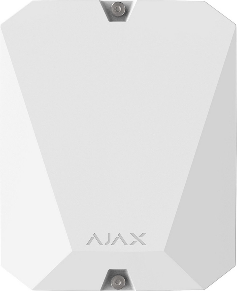 Ajax Multitrnsmitter, integratie module met 18 bedrade zones WIT