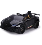 Lamborghini Huracan - Elektrische kinderauto - Met accu - Bluetooth en Afstandbediening - 12 V - Met verlichting - Zwart