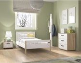 GAMI 90x190 bedset + 1-deurs nachtkastje + 3-ladekast - Made in France