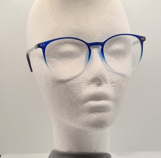 Bril op sterkte +3,5 - elegante unisex leesbril +3.5 - blauwe leesbril  met... | bol.com
