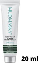 MUDMASKY - Sleep Repair Renewal Nourishing Mask - 20ml / 0,7FL OZ. - Nachtcreme reisverpakking