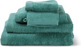 Casilin Handdoeken Set - 2 douchelakens (70x140cm) + 1 handdoek (50 x 100cm) + 2 washandjes - Peacock - Groen