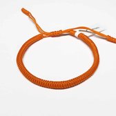 Wristin - Tibetaanse armband eenvoudig oranje