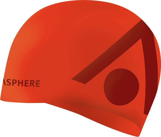 Aquasphere Tri Cap - Badmuts - Volwassenen - Oranje/Rood