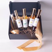 Cosmetic Oil Gift Box - Natuurlijke Oliën Boost Set 5 in 1 - Arganolie 50ml + Komijnzaadolie 50ml + Knoflookolie 50ml + Castorolie 50ml + Avocado-olie 50ml - Voordeel Pakket - Geschenkset - V