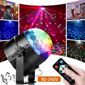 Discolamp met Afstandsbediening - Kinderen - Volwassenen – Diverse Licht standen - Feestverlichting - Disco Bal - Discoverlichting - Disco Lamp - Party Led Lamp