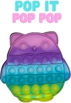 PopIT Uil Multi Color Design | Pop IT | Fidget Toys | Pop IT Trend - Viral