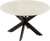 Salontafel Wit Marmer Ø 80 cm