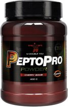 M Double You - PeptoPro (Cherry Bomb - 400 gram) - Caseïne eiwitpoeder