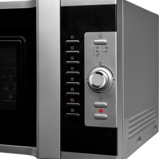 Blokker BL-95004 – combi magnetron – grill – zilverkleurig – 25 liter