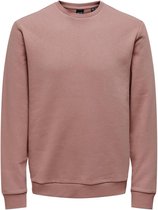 Only & Sons Trui Onsceres Life Crew Neck Noos 22018683 Burlwood Mannen Maat - XS