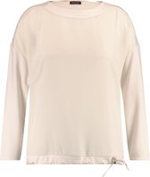 SAMOON Dames Longsleeve met tunnelkoord Pearl-48