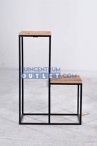 Plantentafeltjes - metaal/hout set van 2